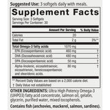 Omega 3 Plus Salmon Oil Plus Ingredients Nutrition Facts Label - NeoLife Vitamin Shop