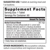 Herbal Rest & Relax Nutrition Facts - NeoLife Vitamin Shop