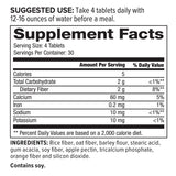 FiberFull Nutrition Facts - NeoLife Vitamin Shop