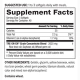 Tre-en-en Grain Concentrates Nutrition Facts - NeoLife Vitamin Shop